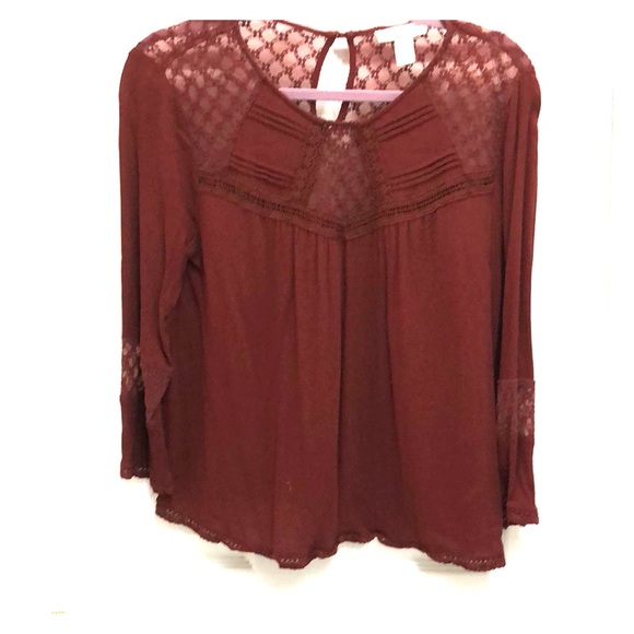 Maroon top from forever - Picture 1 of 2